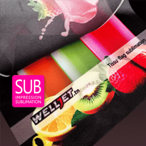 Voile flag, impression sublimation