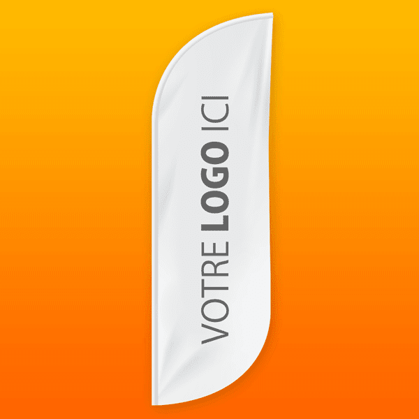 Voile flag convexe - Impression personnalisée