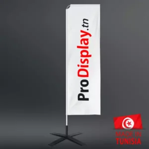 Flag rectangulaire XS-S-M-L