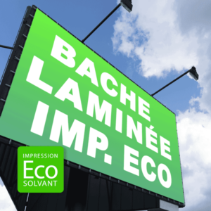 Bâche laminée 450 g (Impression grand format ecosolvant)