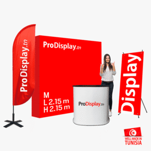 Pack stand d'exposition portable [M]